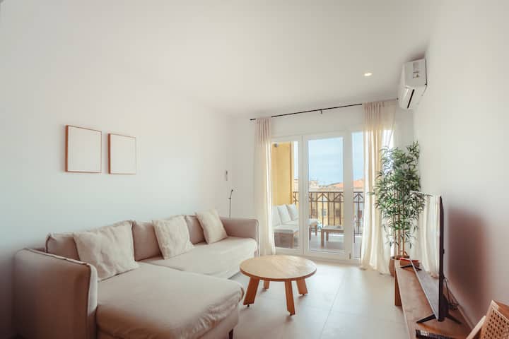 Lances Sun | Paseo Marítimo, Terraza, 7 Personas - Tarifa