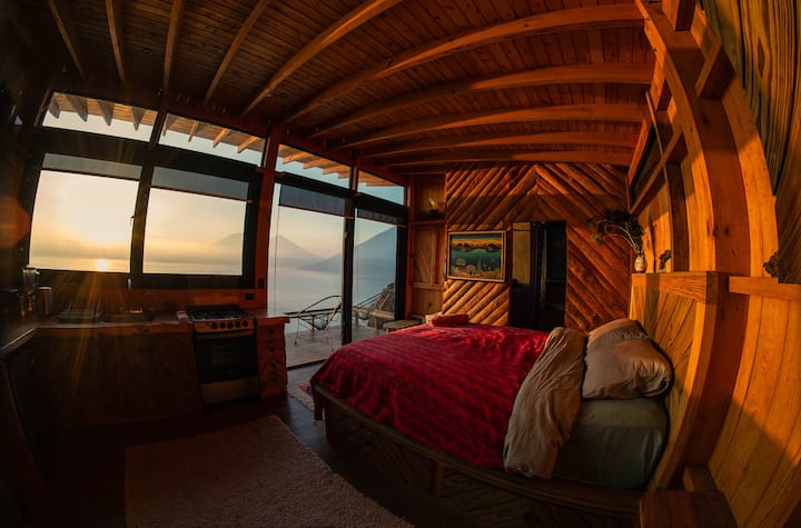 Moon Glow Cabin - Floating Above Lake Atitlán - Guatemala