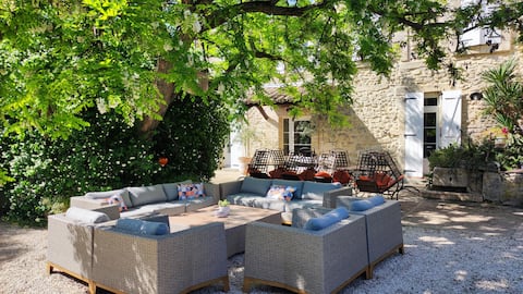 Mas, Provence, swimming pool, petanque court, Provençal drome