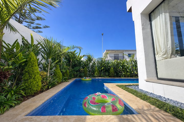 Oceanfront Villa With Private Spa - Mohammedia