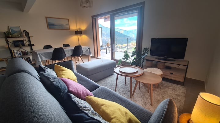 Le Balcon Des Aiguilles - 4 Pers - Vue Montagne - Saint-Jean-de-Sixt