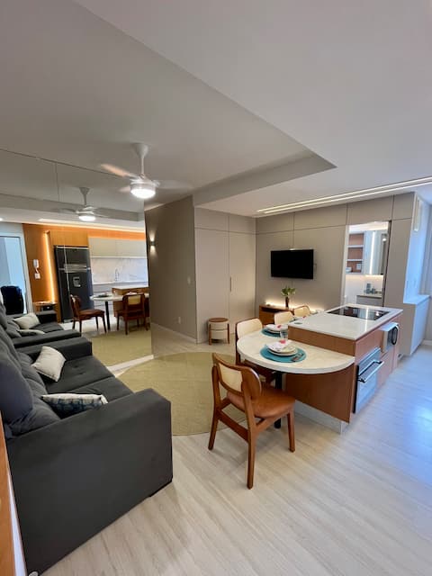 Imóvel de sucesso: Brand New Apartment | Sea View | Home Resort | 180m to the Sea em Itajaí