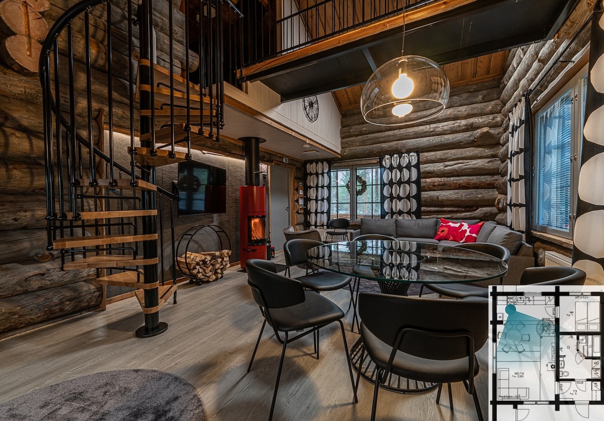 Picture Idea: Levikaira 1 Log Cabin Apartment 1 6 Person