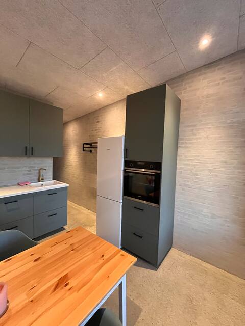 Successful Airbnb property: Nice little apartment with everything for two in Skødstrup Løgten