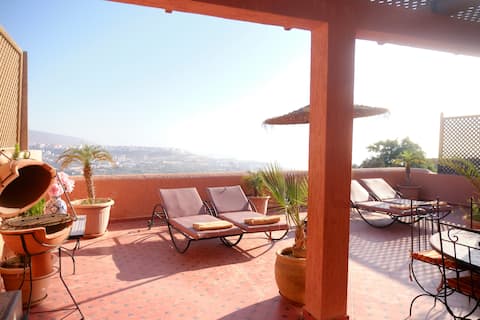 Villa Soléa - Rooftop Pool & Sea View Tamraght