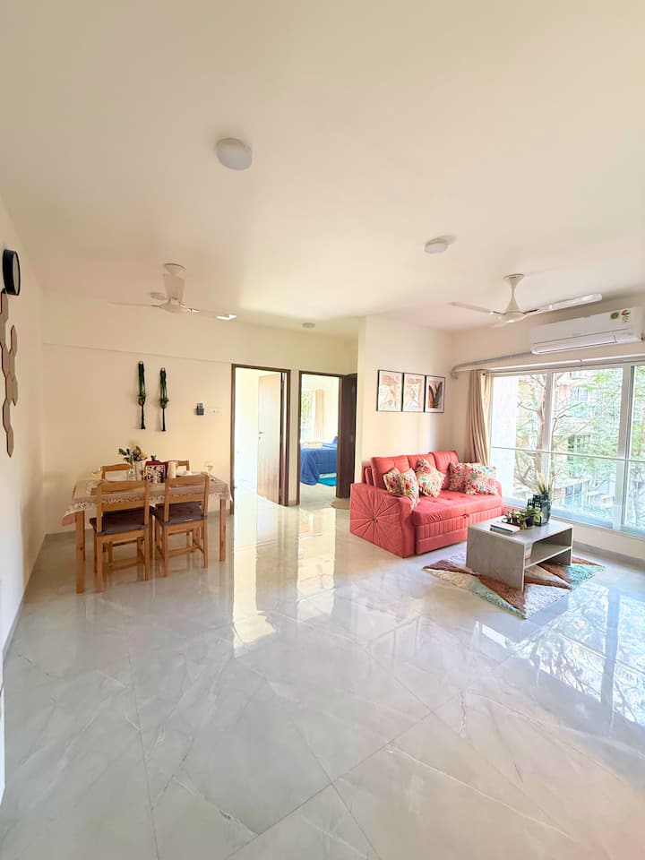 Earthen Escape 2bhk Near Bkc | Jio | Gym Access - Mumbai