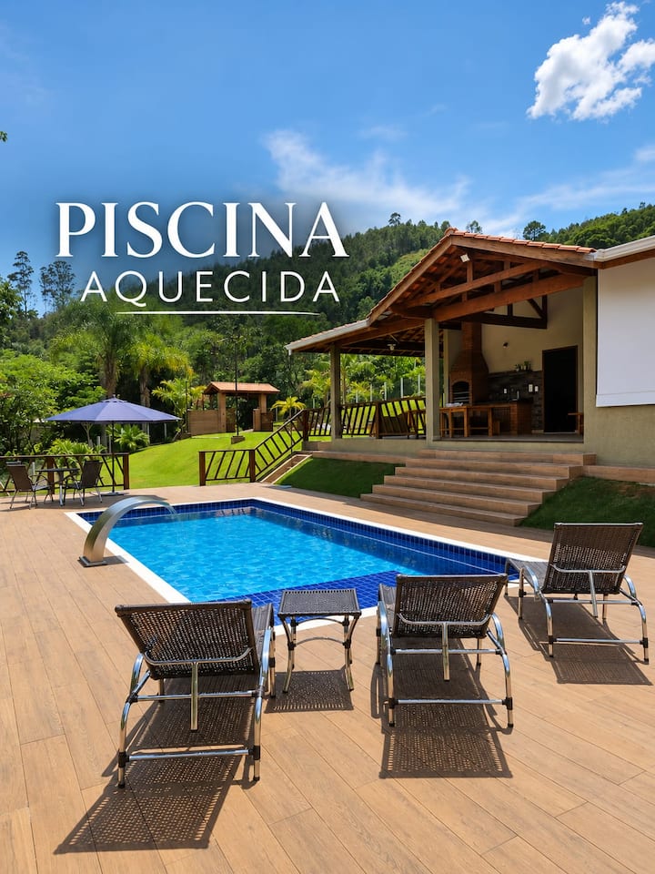 Aluga-se Chacara Piscina Aquecida -Joanopolis/sp - Brazil