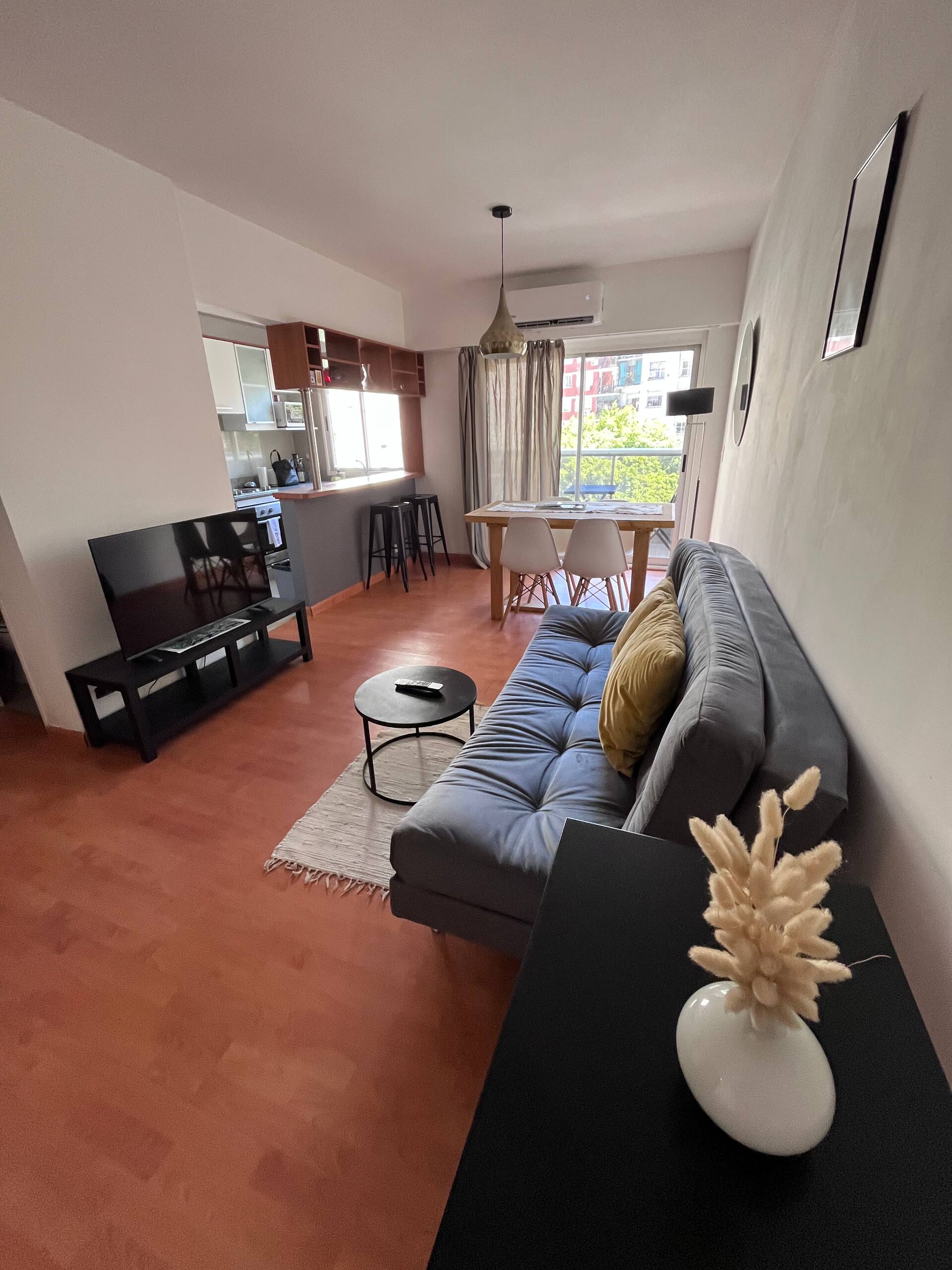 Furnished one-bedroom apartment in Villa Crespo