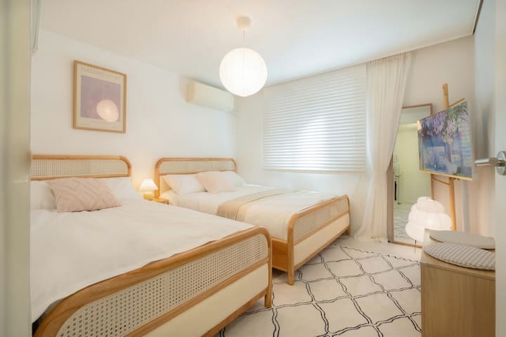 Thenook Stay |용산 |2br |용리단길 | 한강 |홍대|무료짐보관|미스터멘션| - Seúl