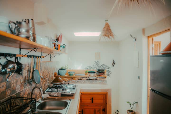 Palm Surf Morocco: Chambre Vue Sur Cour Paisible - Imsouane