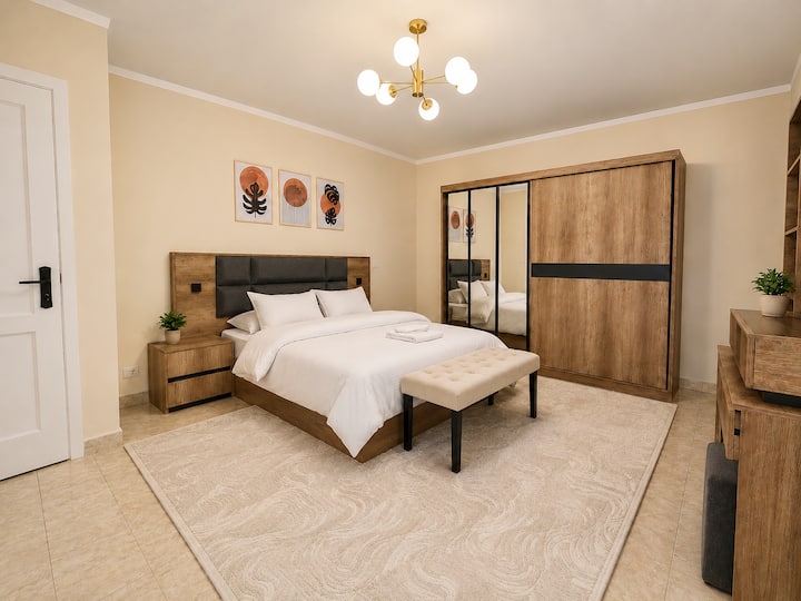 serene 3 BDR In Rehab City: Bedroom 1