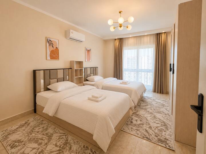 serene 3 BDR In Rehab City: Bedroom 2