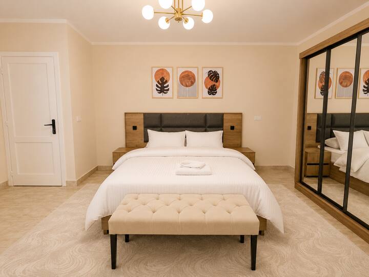 serene 3 BDR In Rehab City: Bedroom 1