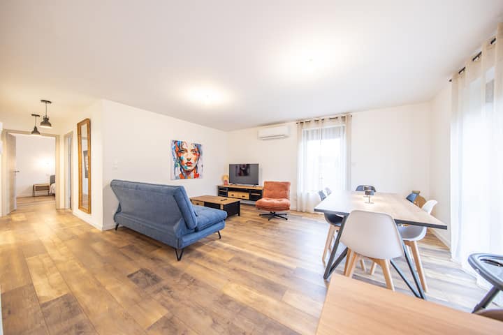T3 Lumineux - Cosy • Idéal Famille & Affaires - Vandœuvre-lès-Nancy