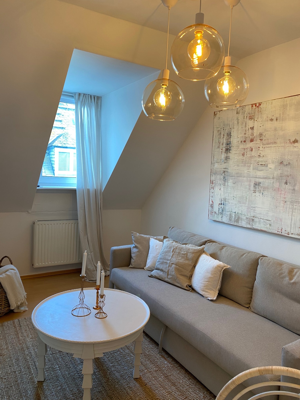 4-room apartment with a terrace in the city center