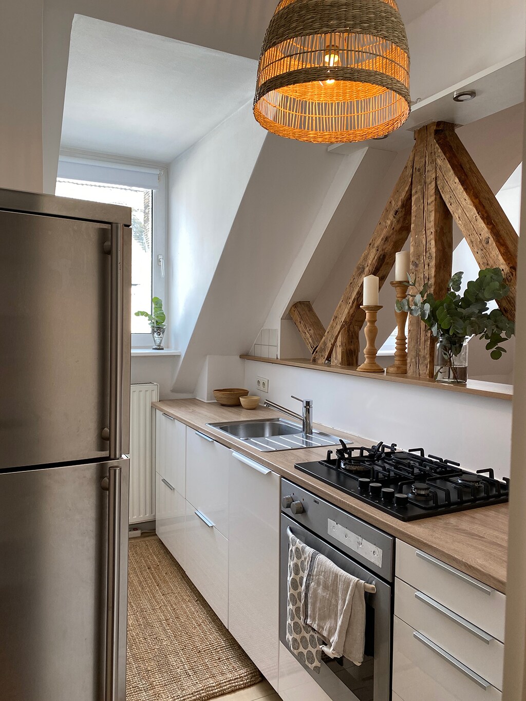 4-room apartment with a terrace in the city center