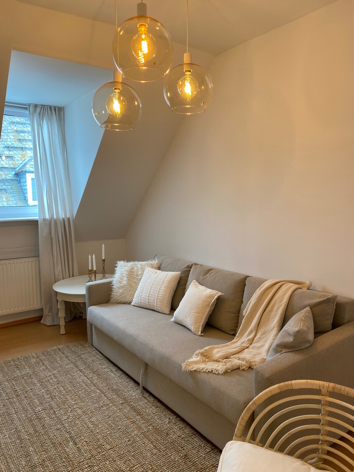 4-room apartment with a terrace in the city center