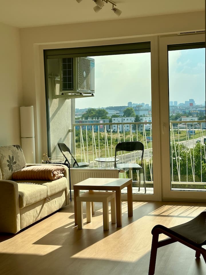 Modern Apartment With City Panorama Near Airport - Bratislava
