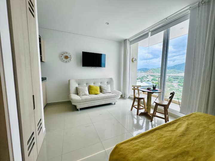 Suite Vista A La Bahía-piscina Rooftop Santa Marta - Santa Marta