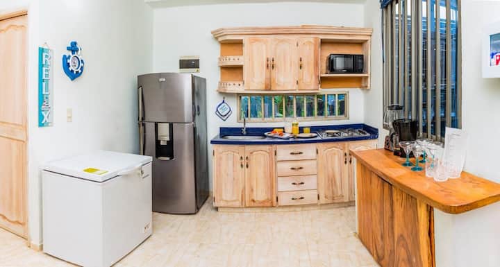 Agua Viva Beachfront Cabin With A/c And Pool - San Bernardo Del Viento