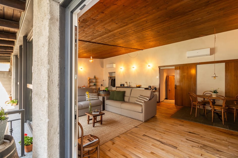 La DolceVilla, a loft on an 1892 wine estate, Villa di Tirano, Valtellina, Italy, photo 5 of 10