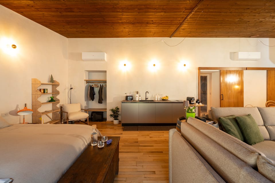 La DolceVilla, a loft on an 1892 wine estate, Villa di Tirano, Valtellina, Italy, photo 7 of 10