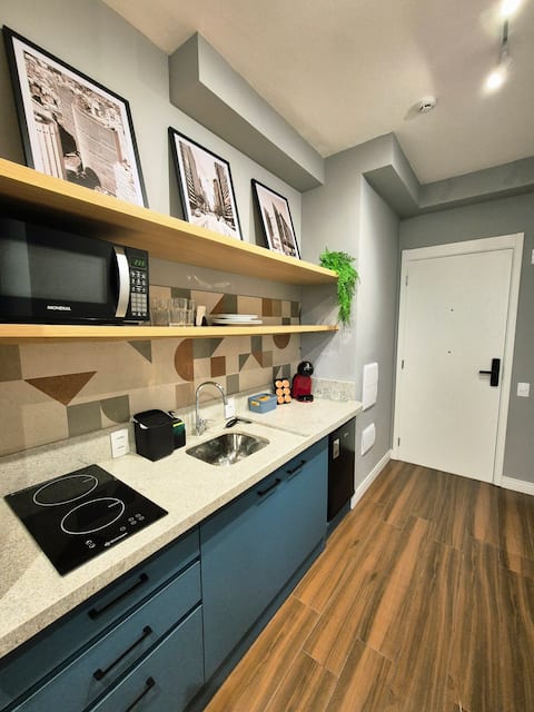 Top Airbnb: Café Raízes Studio 250 meters from the Subway/Shopping in Tatuapé