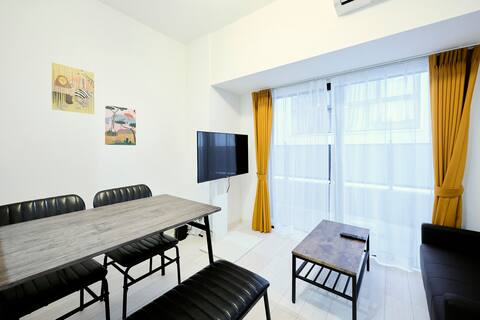 2 min from Nishijin St. /Direct to Airport/4 ppl