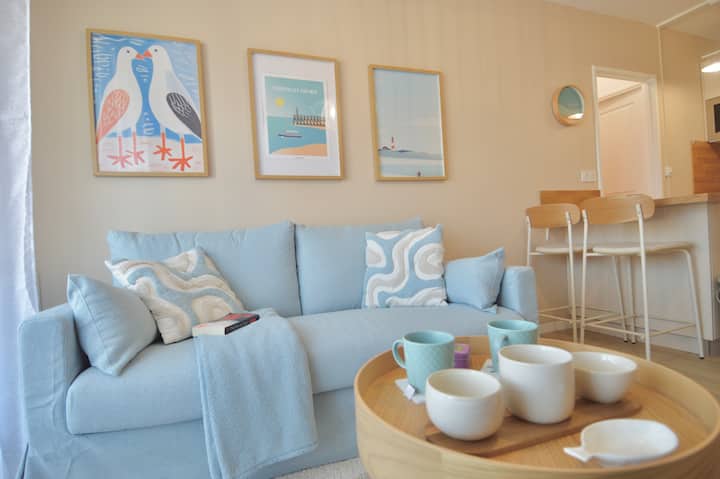 La Parenthèse Bleue, Loggia Et Parking - Courseulles-sur-Mer