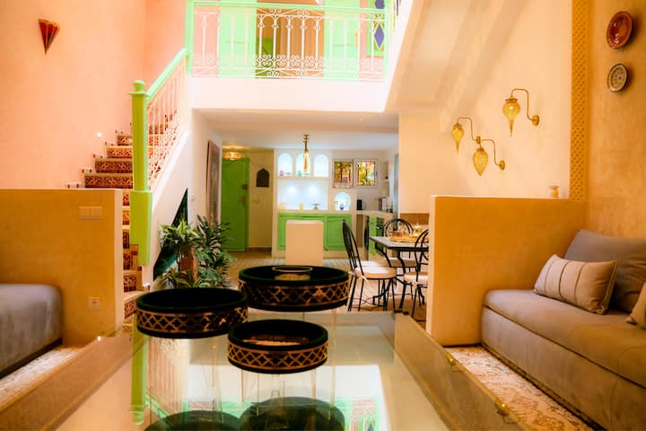 Riad Privatif • Rooftop Jacuzzi • Piscine • 8 Pers - Maroc