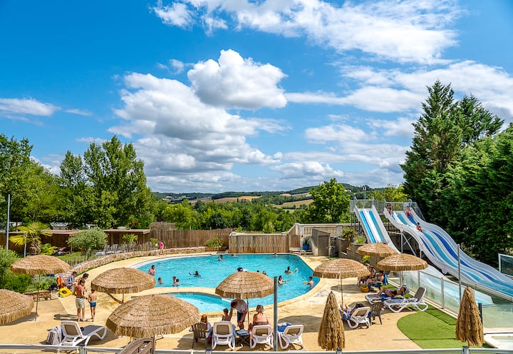 Bungalow Confort 5/6 Pers - Camping Du Chêne Vert - Occitanie