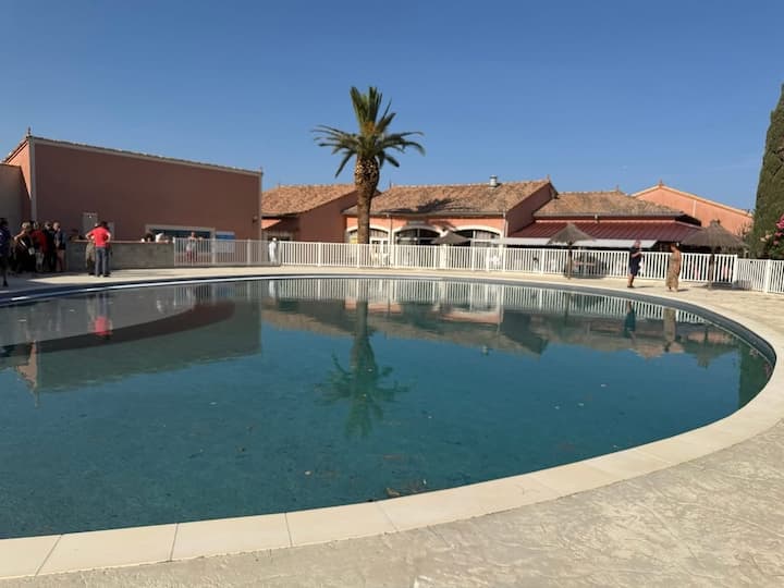 Maison 2 Chambres Climdans Résidence Avec Piscine - Le Barcarès