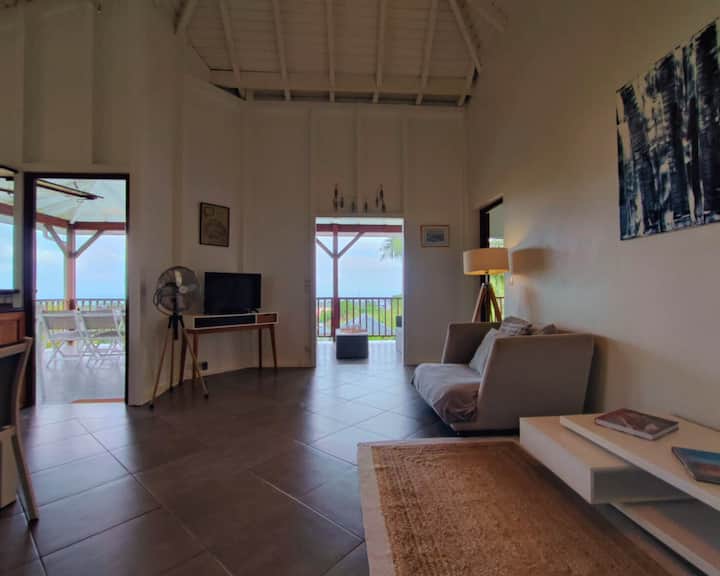 Grande Villa 5 Chambres, Piscine Et Vue Mer–sofaïa - Guadeloupe