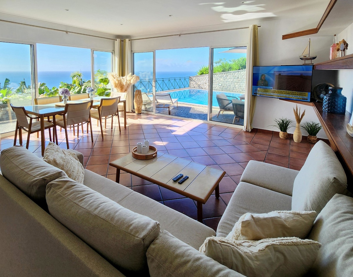 Airbnb em destaque: Villa Ocean Wave Calheta, Oversized Pool em Calheta