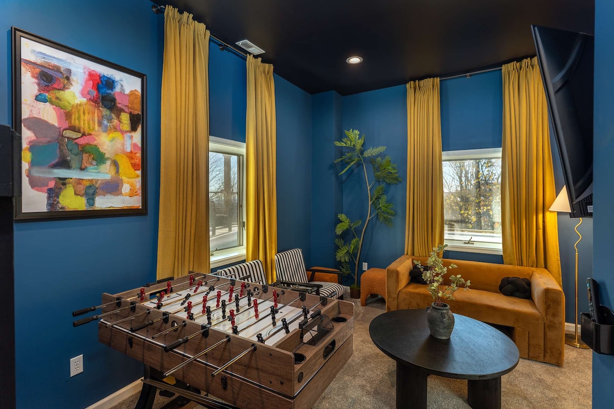 Game room with foosball