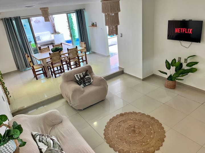 Casa Costera · Alberca Privada · Mar A 5 Min - Boca del Río