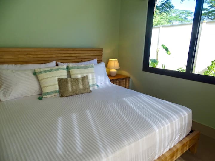 Spacious king bedroom for a comfortable stay in Nosara.