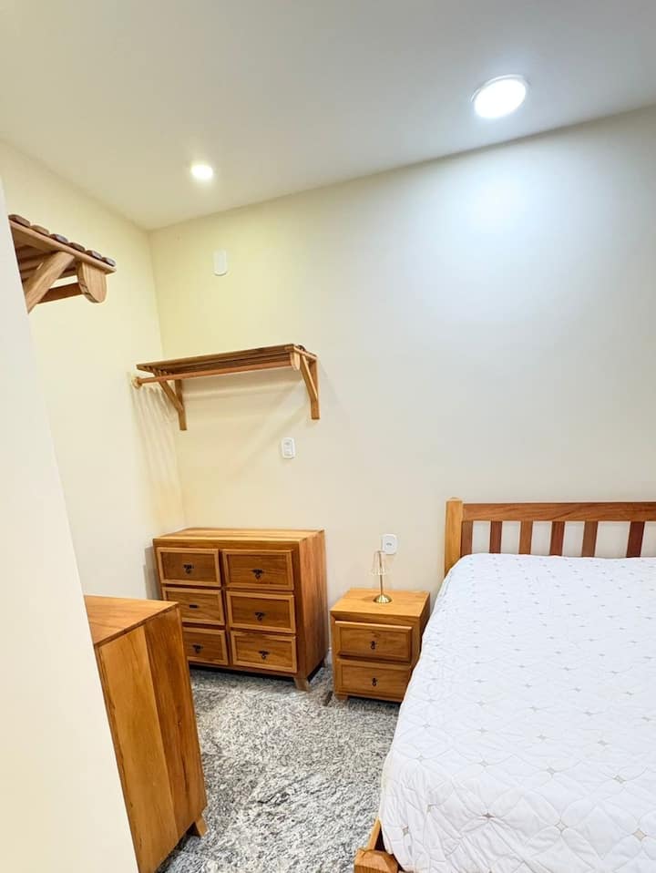 Enjoy a relaxing stay with a private jacuzzi, spacious walk-in closet, and a large 40'' TV. Perfect for unwinding!