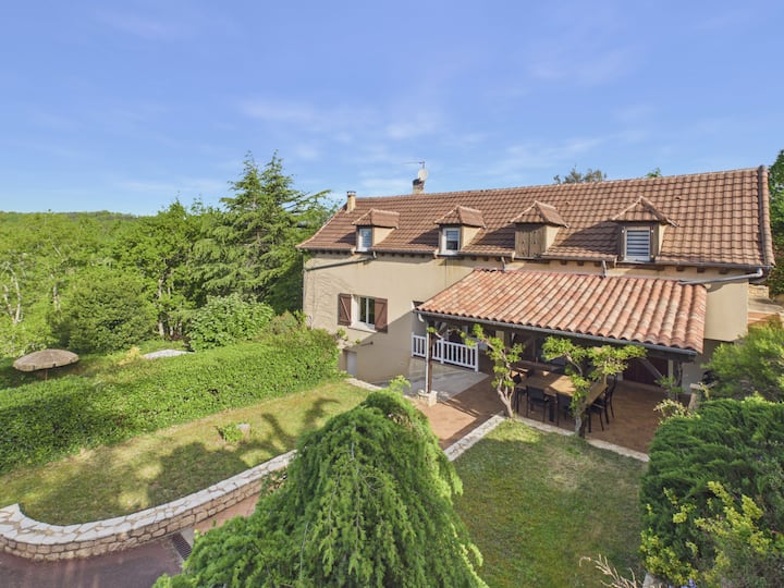 Grande Maison Familiale Avec Piscine Pour 12 - Sarlat-la-Canéda