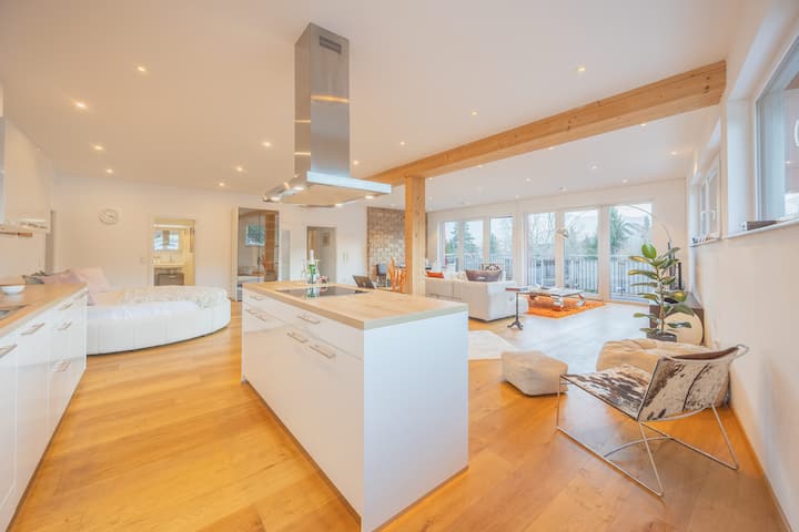 136 m² penthouse | city | modern | near the thermal baths
