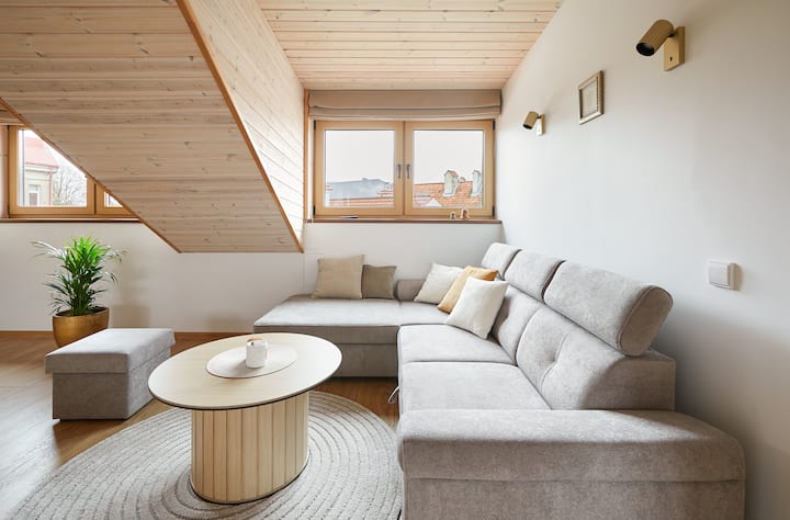 Cozy Penthouse In Old Town - 카우나스