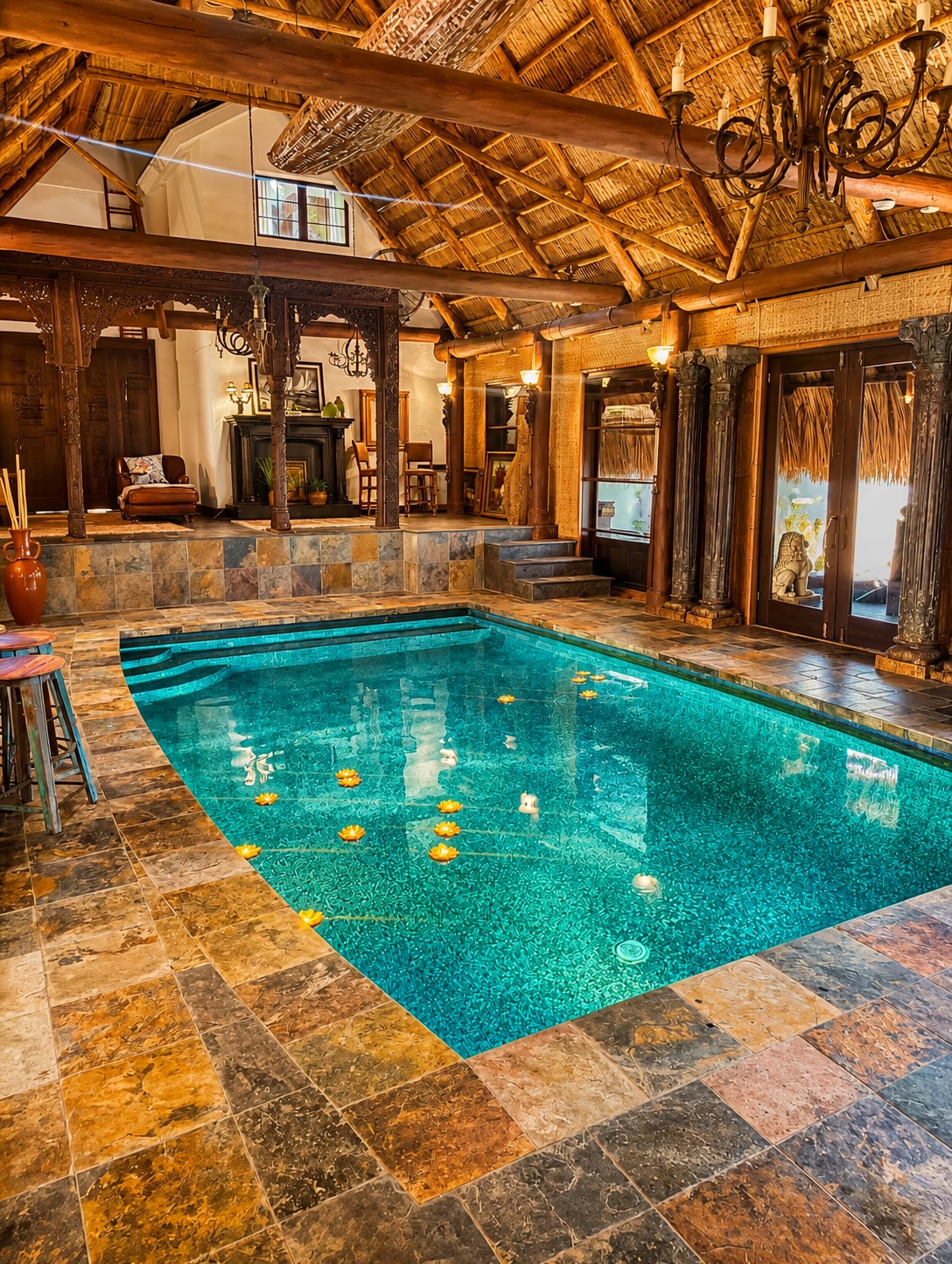 THE WHITE LOTUS”, a Balinese-inspired mansion. - Houses for Rent