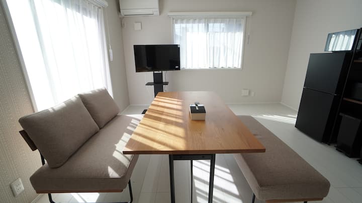 Room1【新築】船橋駅4分|2ldk|最大5名|京成2分 - Funabashi