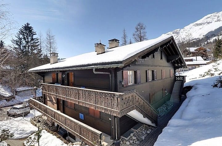 Grand Duplex, Charme, Cheminée & Balcon Diablerets - Les Diablerets
