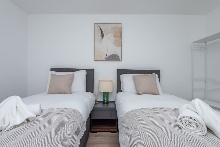  غرفة نوم في Homestyles Hosts Short Lets & Serviced Accommodation 	