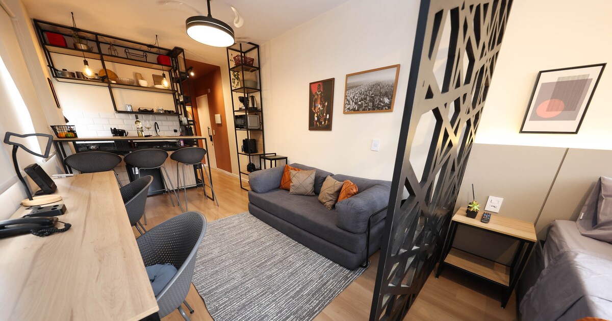 Airbnb em destaque: Frei Caneca Studio*modern, planned, equipped. em Bela Vista
