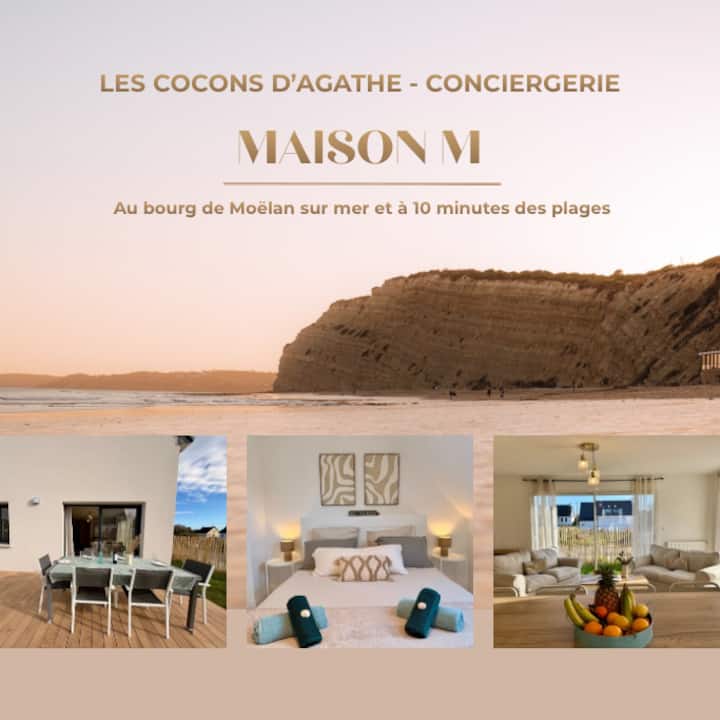 Les Cocons D'agathe : La Maison M, à 10 Min Plages - Moëlan-sur-Mer