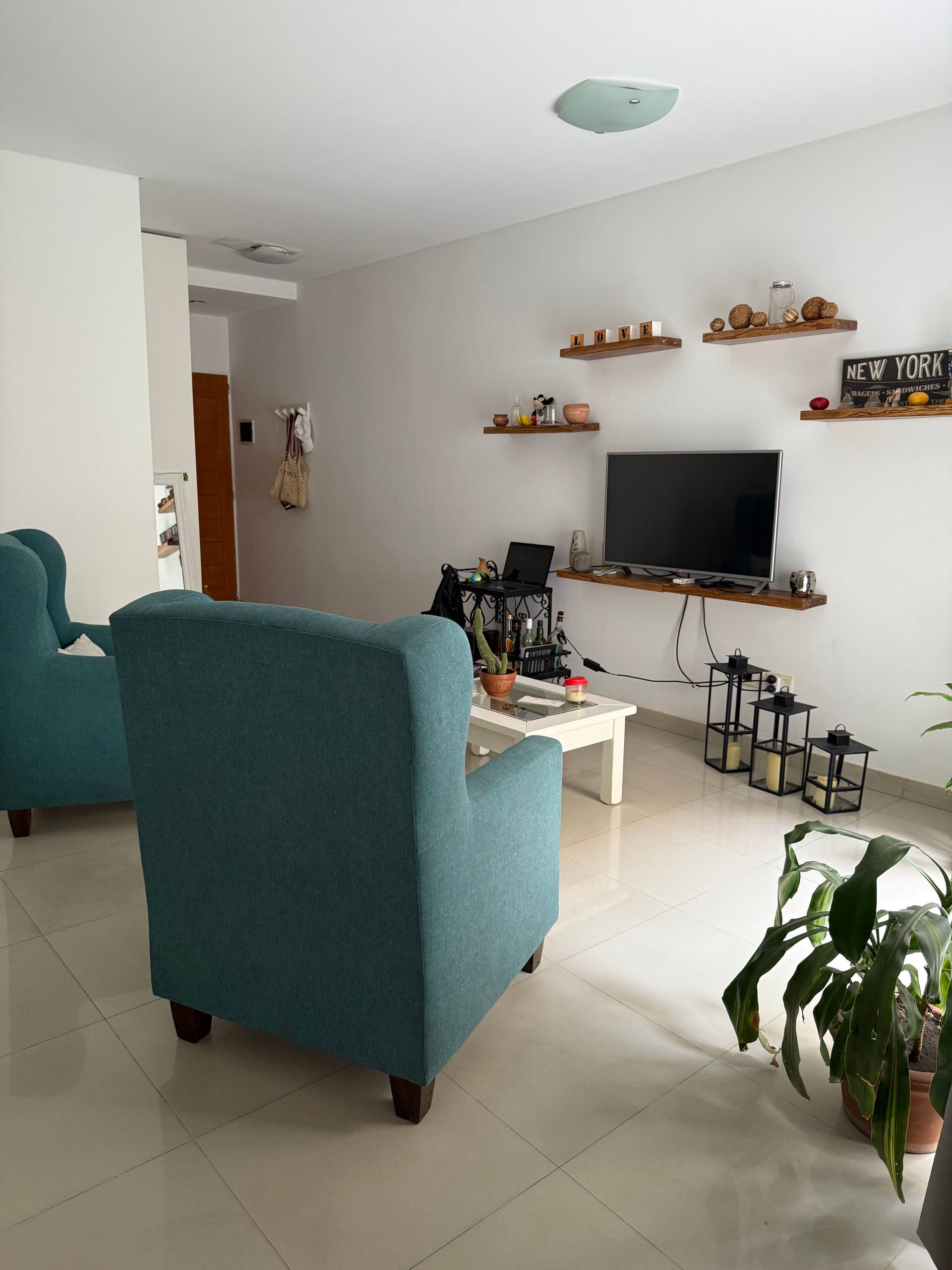 Studio apartment, bright with patio