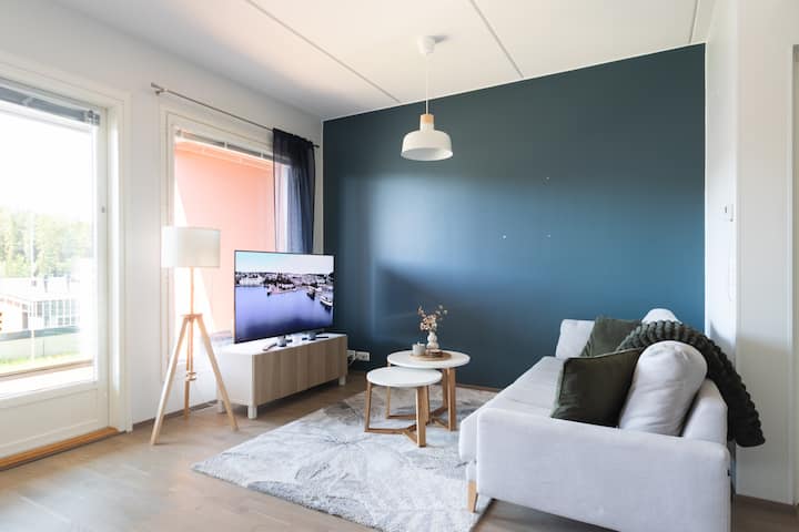 Sauna | 50m2 | Parking | Wi-fi | Washer | Terrace - Kuopio