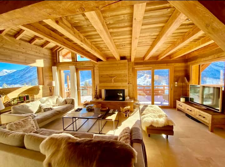 Luxueux Chalet De Charme Vue Exceptionnelle - Montgenèvre
